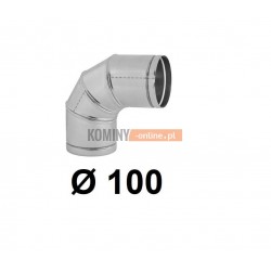 Kolano nastawne 100 mm / ∡ 0-90°