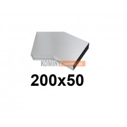 Kolano prostokątne 200x50 mm / ∡ 30°