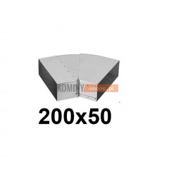 Kolano regulowane 200x50 mm / ∡ 25-45°