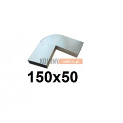 Kolano regulowane 150x50 mm / ∡ 0-110°