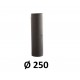 Rura kominowa żaroodporna 250 mm z rewizją 0,25 m CZARNA