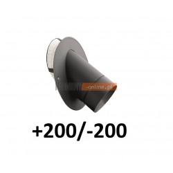 Wkładka kominowa kątowa 200 mm do komina ceramicznego 200 mm
