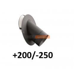 Wkładka kominowa kątowa 200 mm do komina ceramicznego 250 mm
