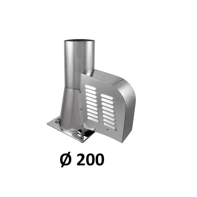 Generator ciągu komina 200 mm z podstawą