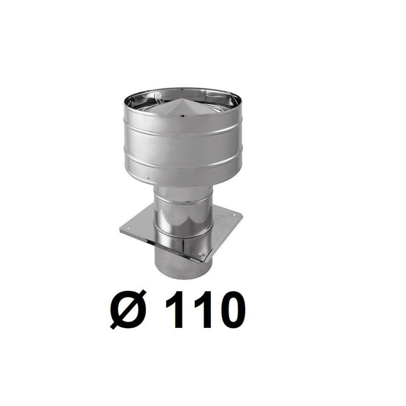 Wywietrzak cylindryczny 110 mm CHROM