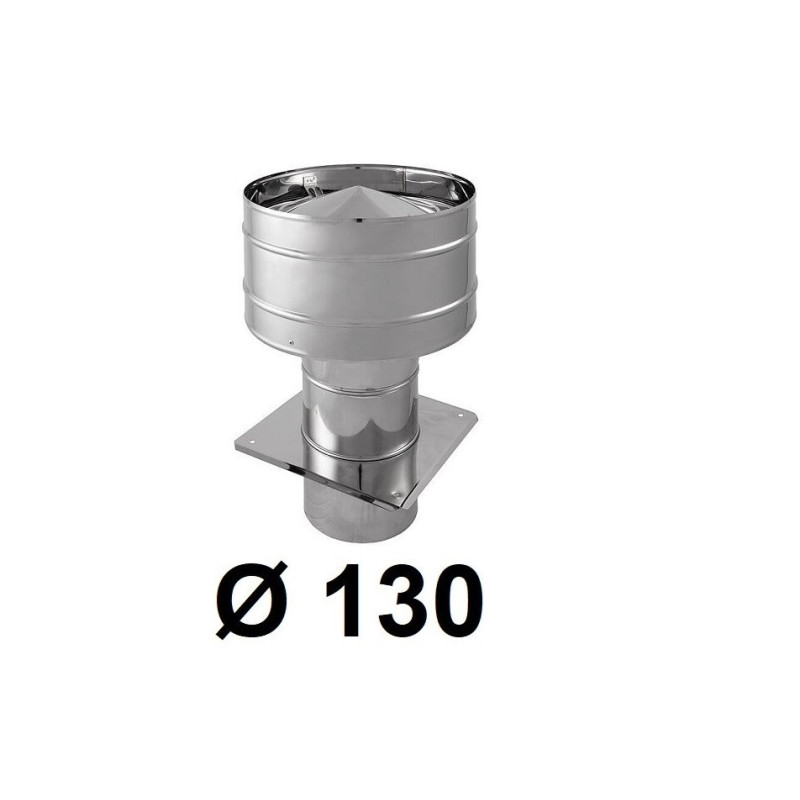 Wywietrzak cylindryczny 130 mm CHROM
