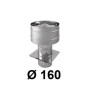 Wywietrzak cylindryczny 160 mm CHROM
