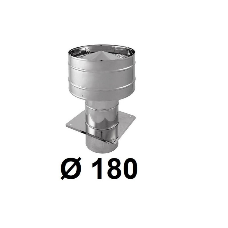 Wywietrzak cylindryczny 180 mm CHROM