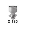 Wywietrzak cylindryczny 180 mm CHROM