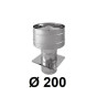Wywietrzak cylindryczny 200 mm CHROM