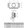 Skrzynka rozdzielcza 160-8x63 mm