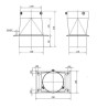Podstawa komina-redukcja 120x170/150 mm OCYNK