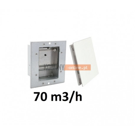 Nowoczesny stabilizator wentylacji kwadratowy 70 m3/h 