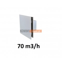 Stabilizator wentylacji kwadratowy 70m3/h osłona szklana