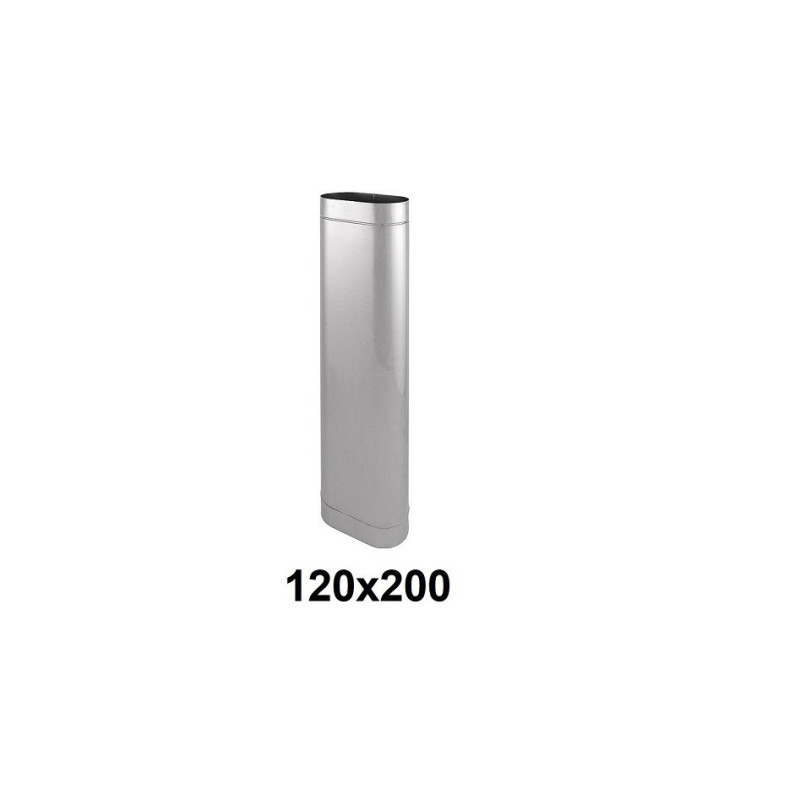 Rura owalna 120x200 mm / 0,25m