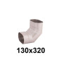 Kolano owalne 130x320 mm / ∡ 90°