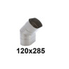 Kolano owalne 120x285 mm ∡ 45°