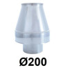 Ustnik kwasoodporny izolowany 200 mm