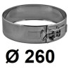 Opaska zaciskowa ocynk szerokość 74 mm