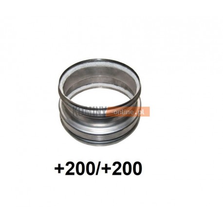 Złączka komin ceramiczny 200 mm rura stalowa 200 mm