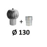 Turbowent z redukcją 130  ocynk-aluminium