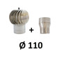 Turbowent z redukcją 110  chrom-aluminium