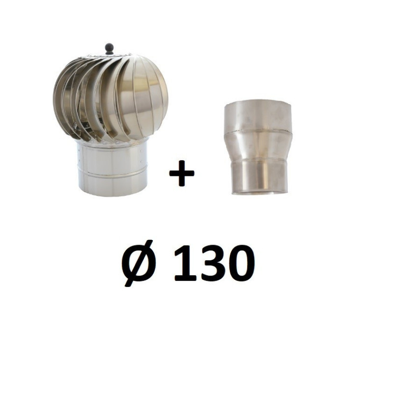 Turbowent z redukcją 130  chrom-aluminium