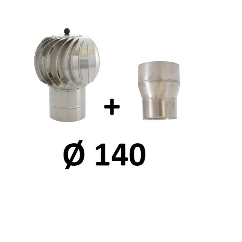 Turbowent z redukcją 140 chrom