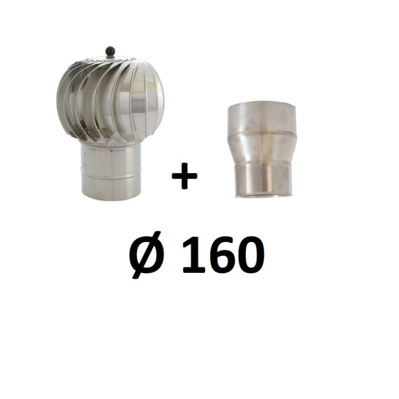 Turbowent z redukcją 160 chrom