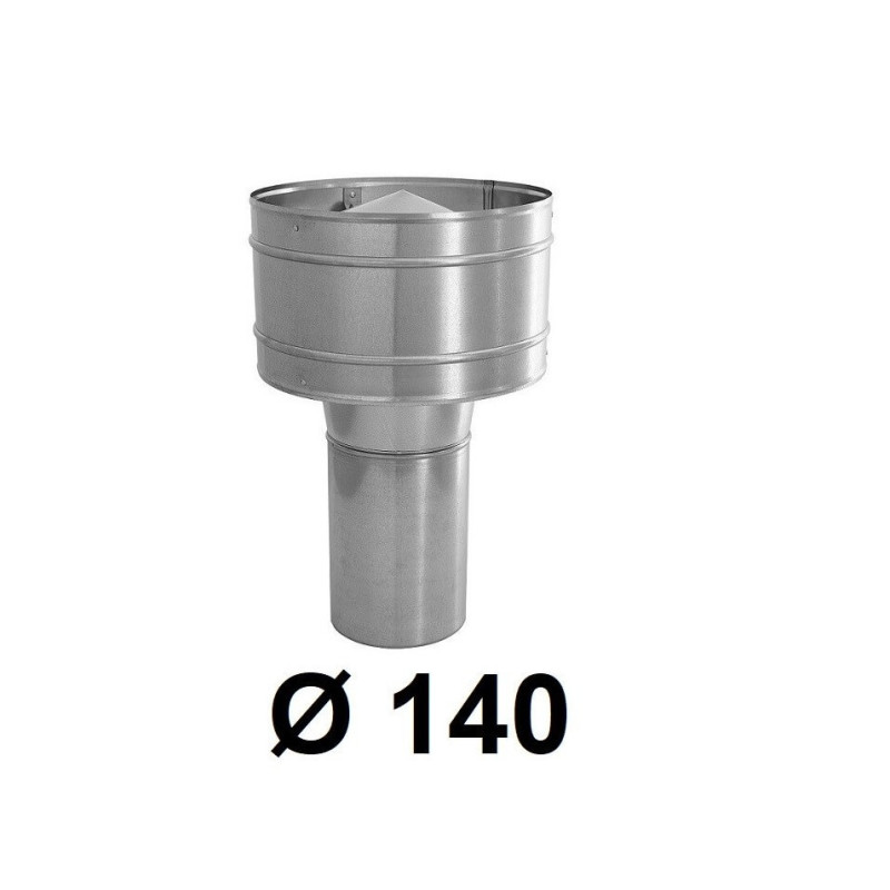 Wywietrzak cylindryczny 140 mm ocynk