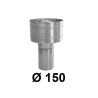 Wywietrzak cylindryczny 150 mm ocynk