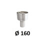Wywietrzak cylindryczny 160 mm chrom
