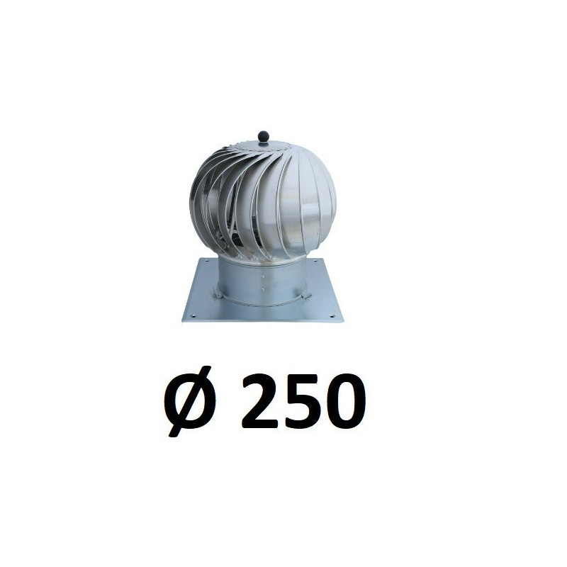 Turbowent 250 z podstawą kwadratową