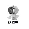 Turbowent 200 z podstawą kwadratową
