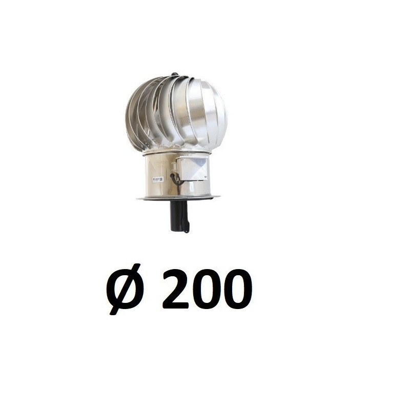 Turbowent Hybrydowy 200 CHCH z kołnierzem
