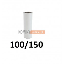 Rura 1m powietrze-spaliny 100/150 mm