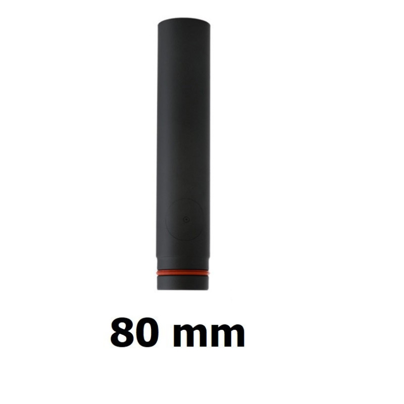 Rura pelet z rewizją 80 mm / 0,5 m