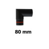 Kolano pelet 80 mm / 90 ostre