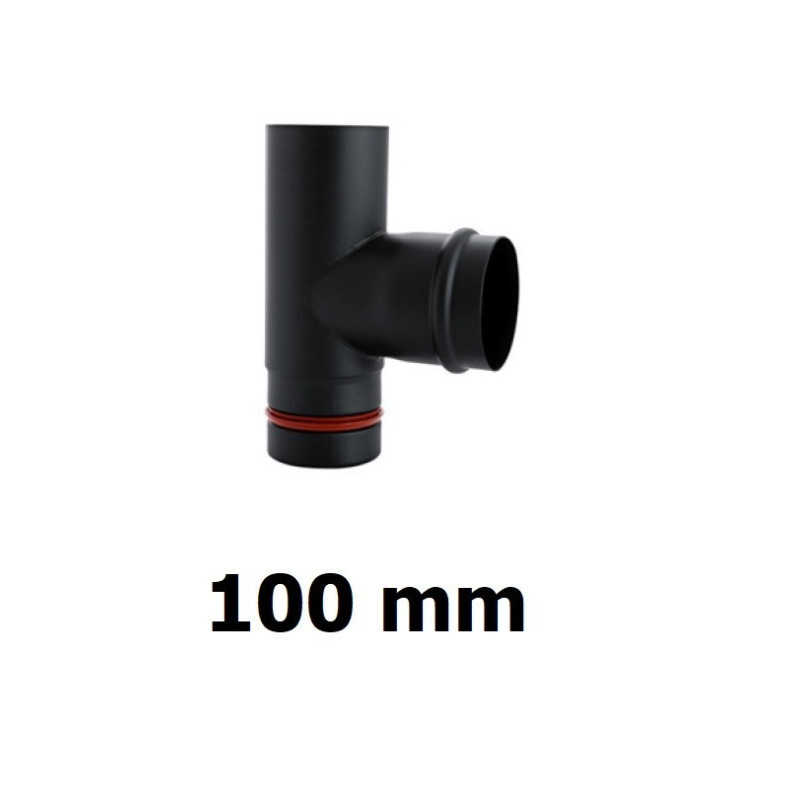 Trójnik pelet 100 mm