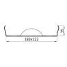 Zaślepka ZWC-Ż8 125x185 mm – Solidne zamknięcie otworu rewizyjnego w przewodach kominowych