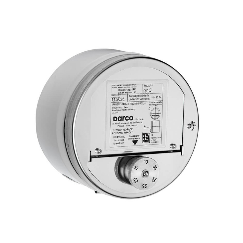 Regulator ciągu komina 150/+156 mm – Stabilizacja podciśnienia i optymalizacja systemu kominowego