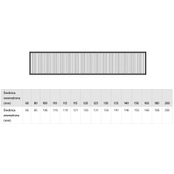 Rura spiro kwasoodporna 60 mm – 2 m