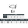 Nawietrzak NOS080A-ML – biały, anemostat, filtr, stabilizator przepływu