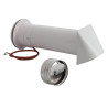 Nawietrzak NOGS080A-ML – biały, średnica 80 mm, grzałka, anemostat, filtr i stabilizator przepływu SNP.
