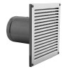 Czerpnia powietrza 150 mm chrom WK-CZNP150-CH-RS – solidna, estetyczna i odporna na warunki atmosferyczne.