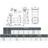 Nawietrzak Szpaletowy NLGS150A-ML – 150 mm, Biały, z Grzałką i Filtrem | Efektywna Wentylacja