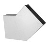 Kolano wentylacyjne 200x90 mm, 45° z blachy ocynkowanej