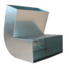 Kolano prostokątne 200x90 mm, ocynkowane, regulowane 0-110°