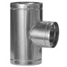 Trójnik Spiro 150 mm / 150 mm / 100 mm 90° nyplowe końcówki stal ocynkowana