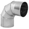 Kolano wentylacyjne 150 mm 90 stopni – 4 segmenty, stal ocynkowana, system kielichowy